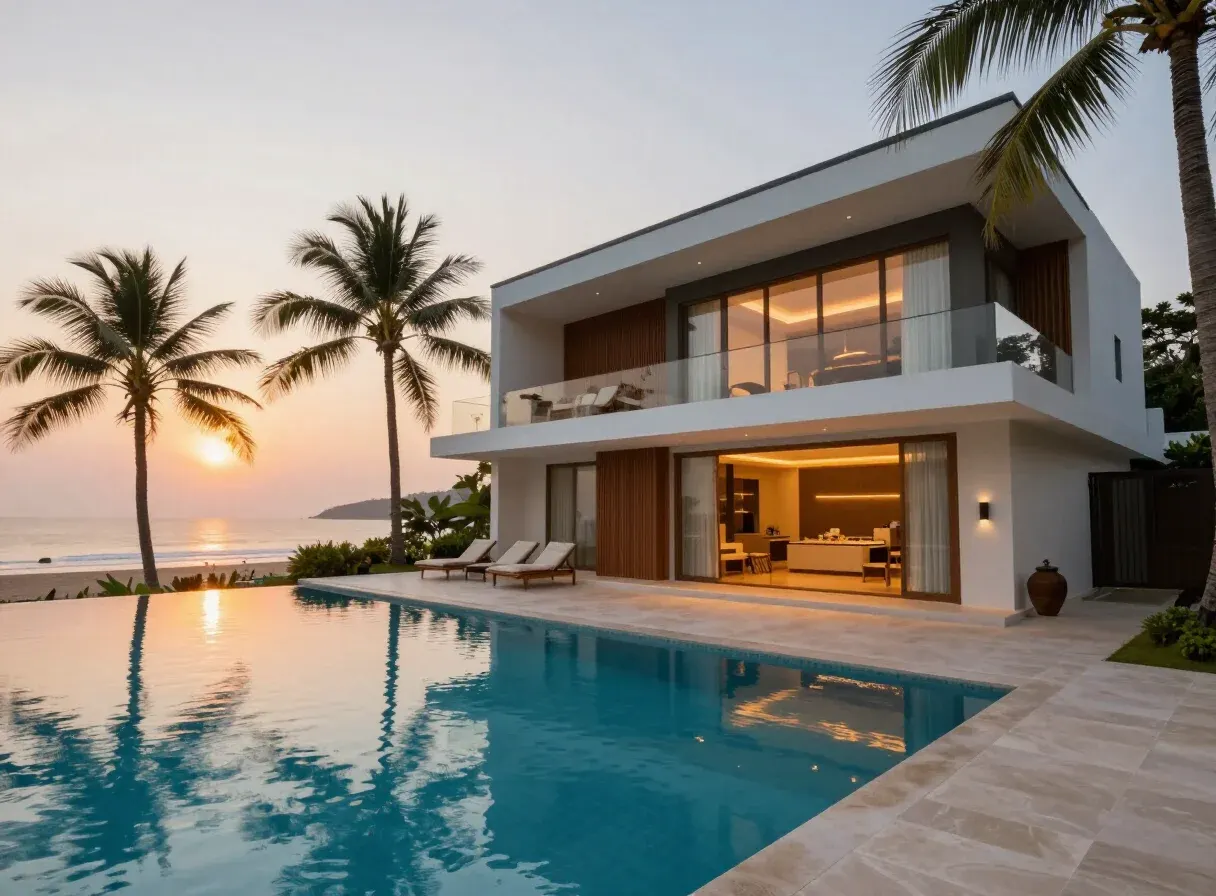 Beachfront Infinity Villa